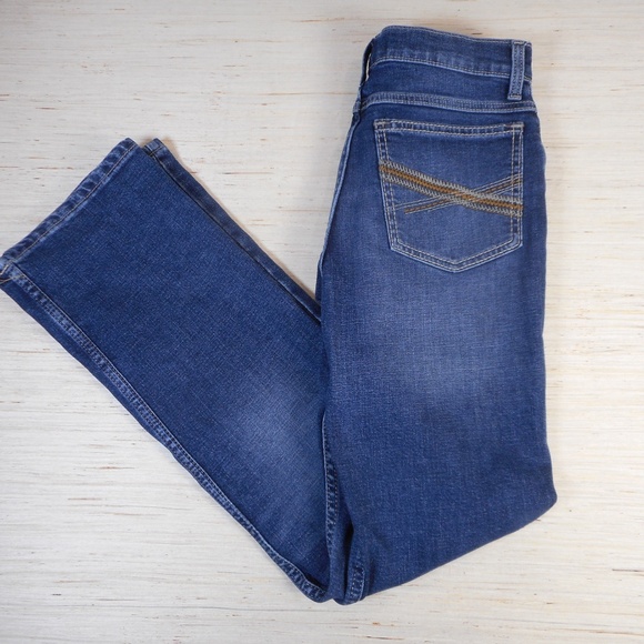 Wrangler 20X Boys Bootcut Jeans 16 Regular | Medium Wash Western Denim - Picture 1 of 6